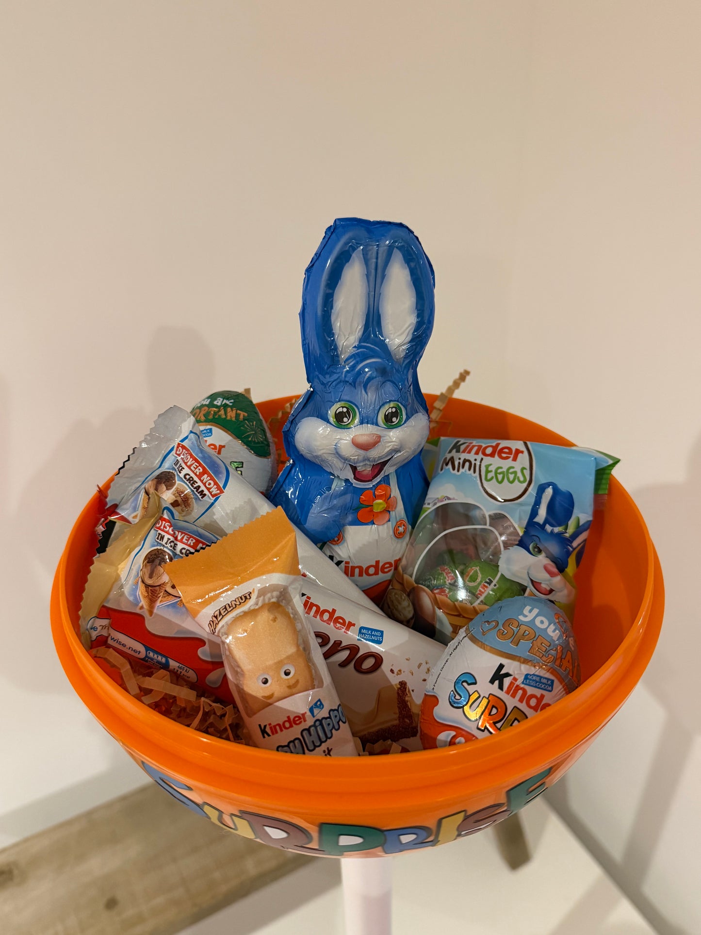 Giant Personalised Fillable Kinder Easter Egg - Filled