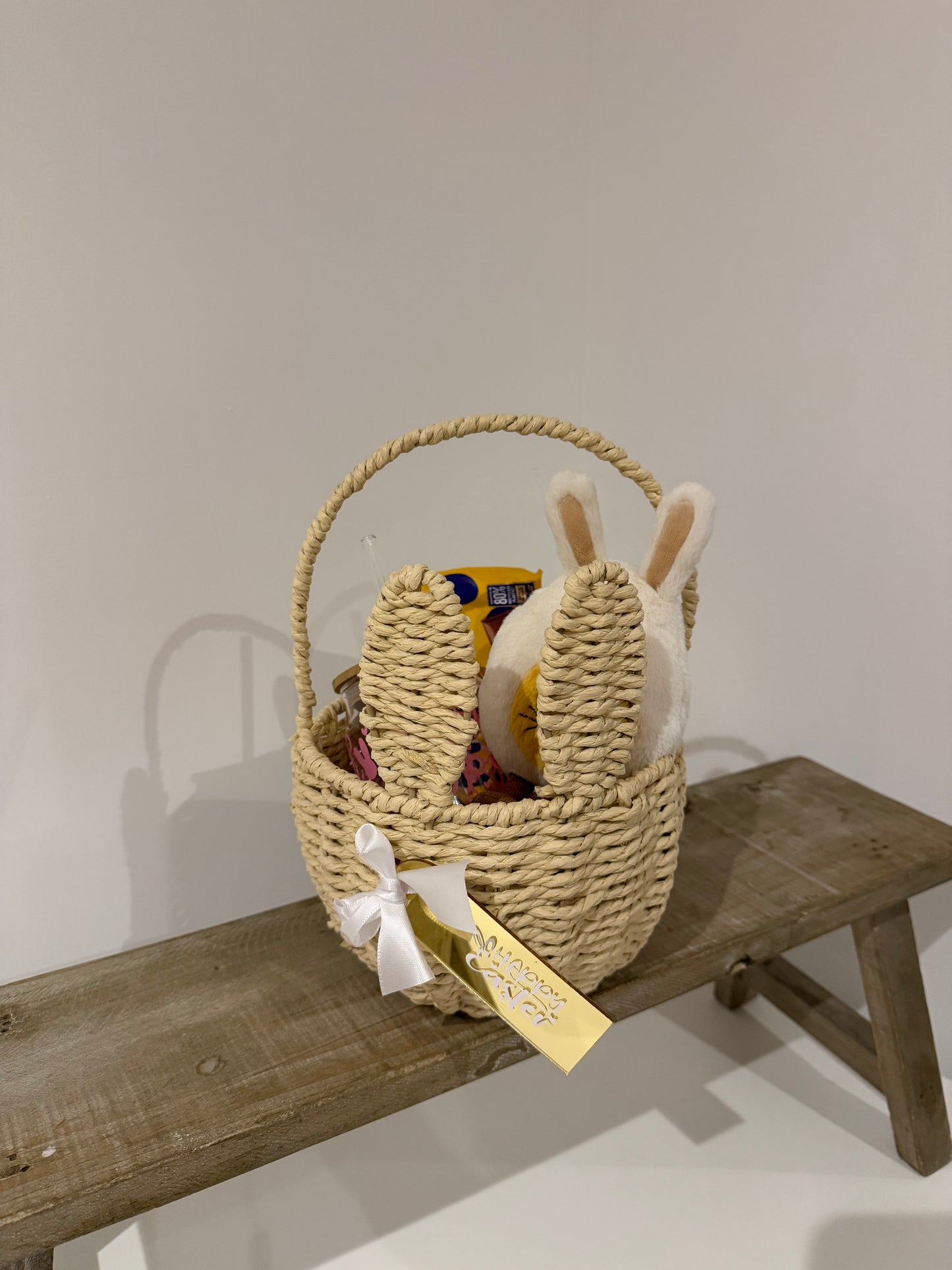 Wicker Bunny Basket