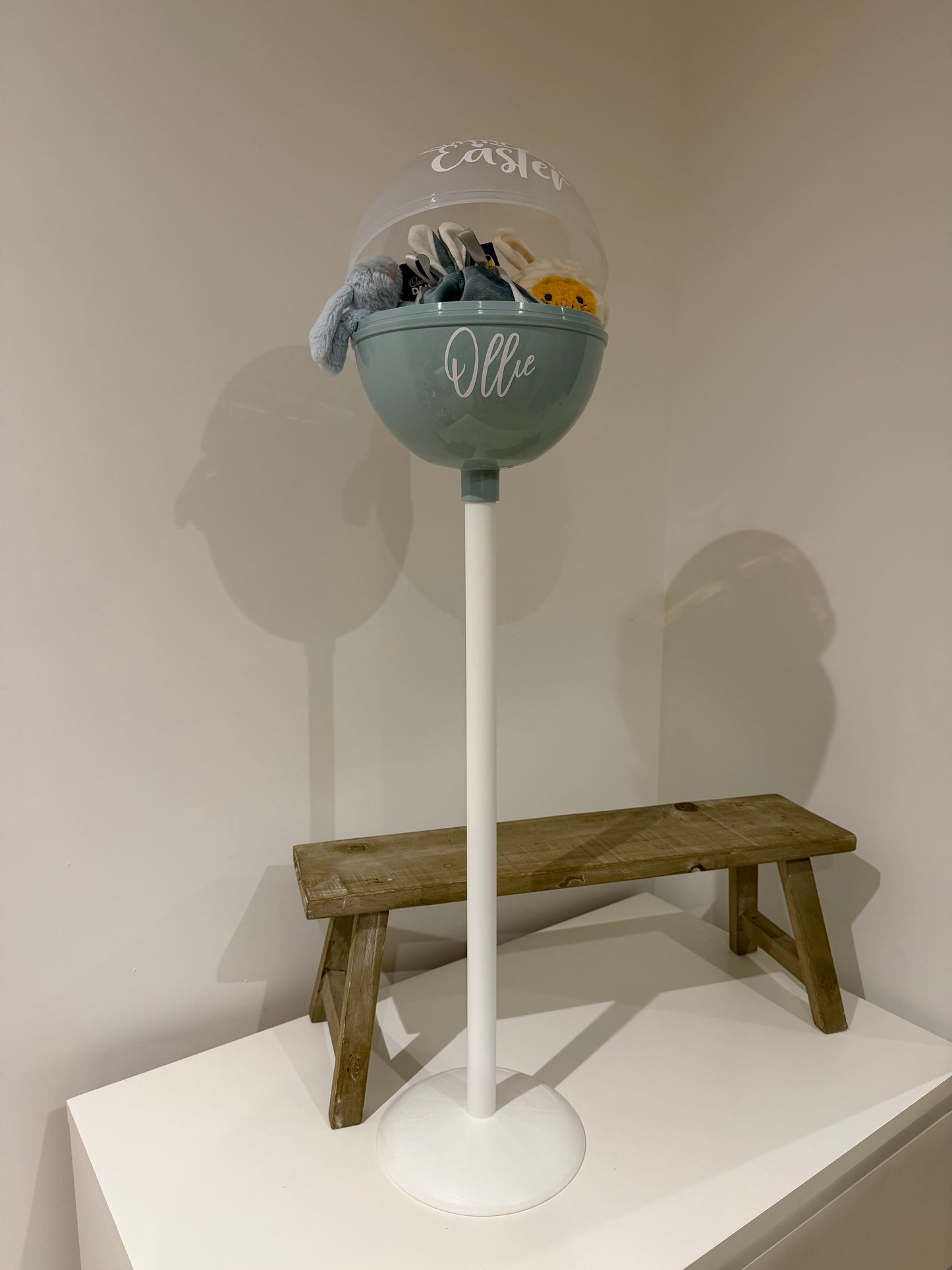 Large Personalised Fillable Easter Lollipop - No Contents Included