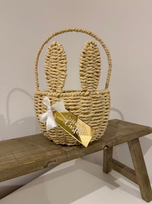 Wicker Bunny Basket