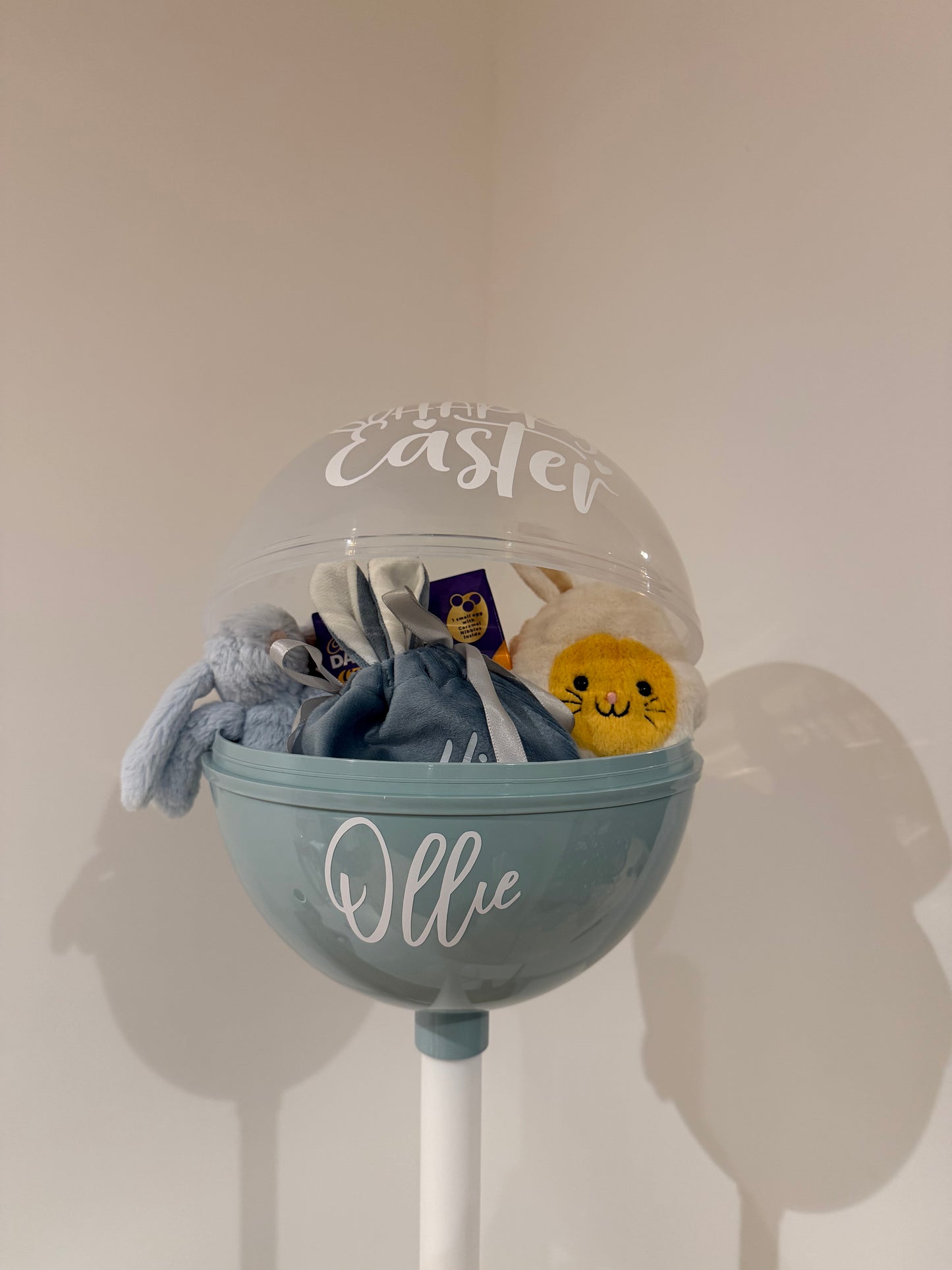 Large Personalised Fillable Easter Lollipop - No Contents Included