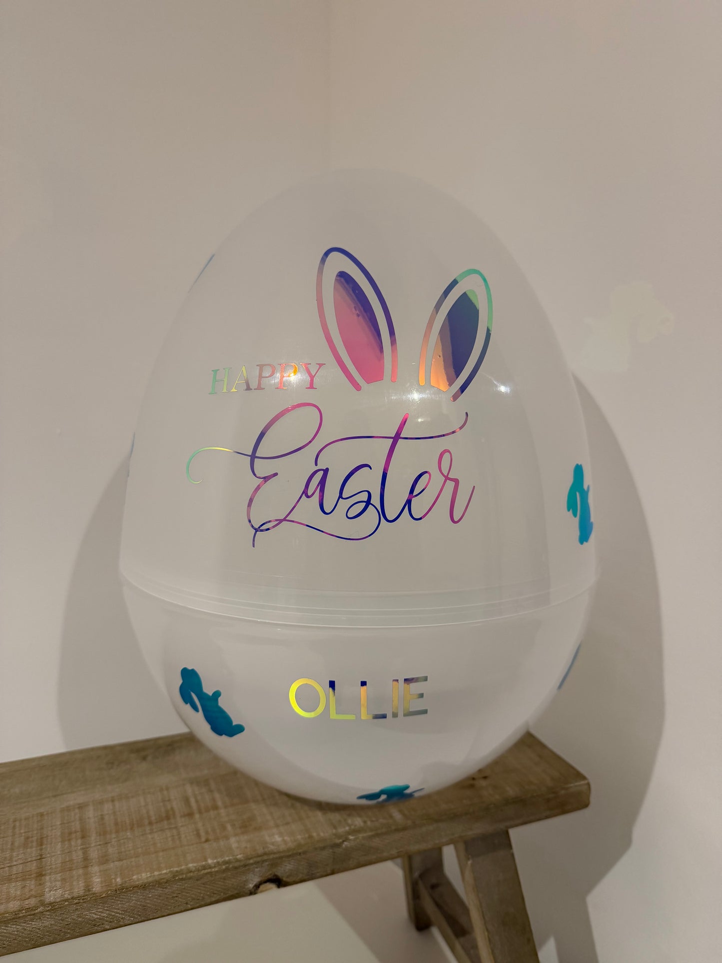 Giant Personalised Fillable Easter Egg - No Contents Included
