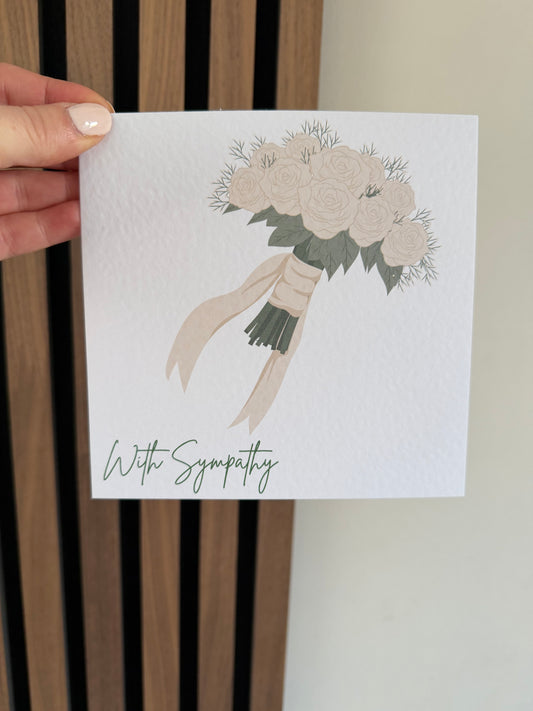 With Sympathy Greetings Card