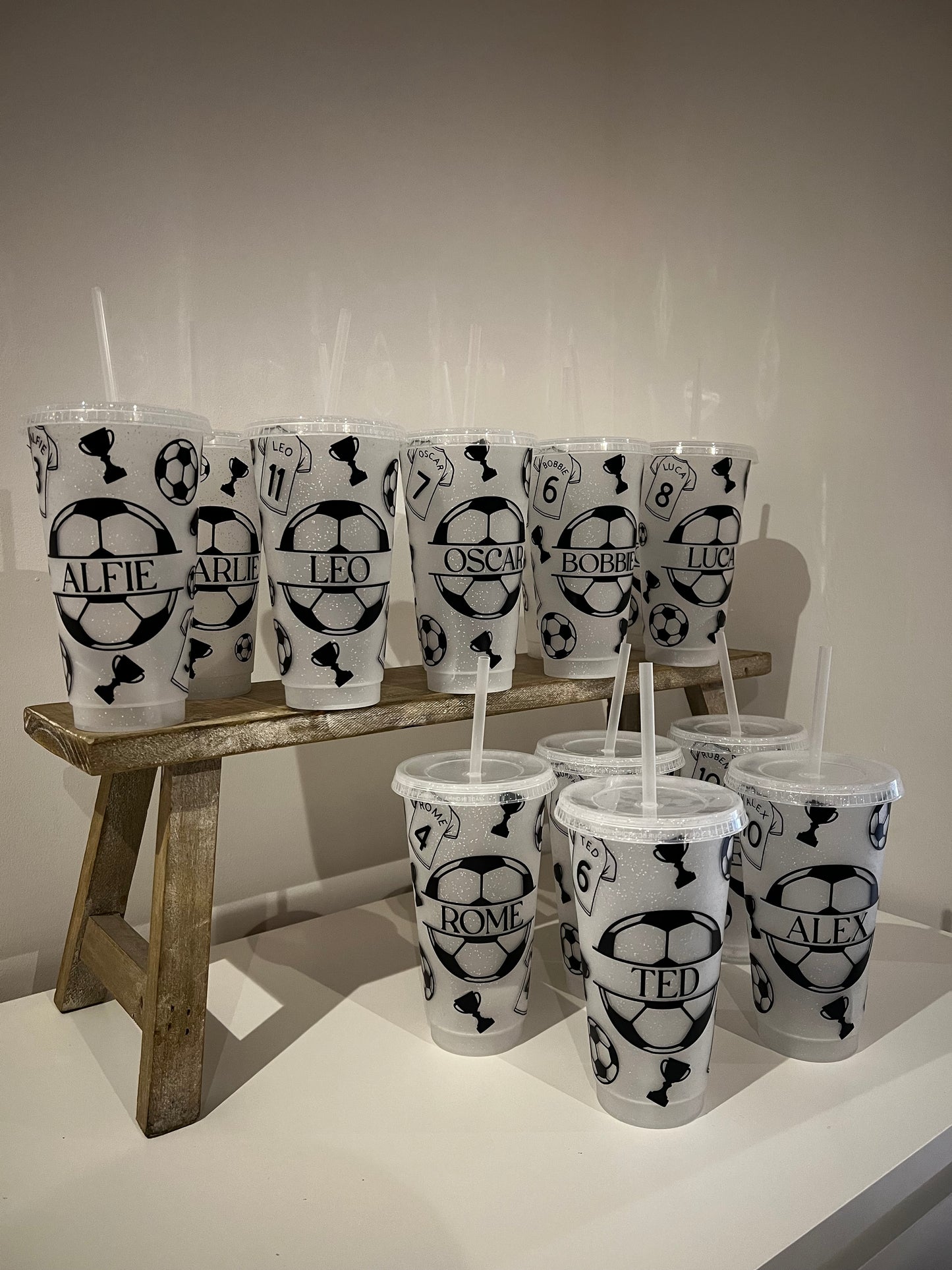 Personalised Football Cold Cups