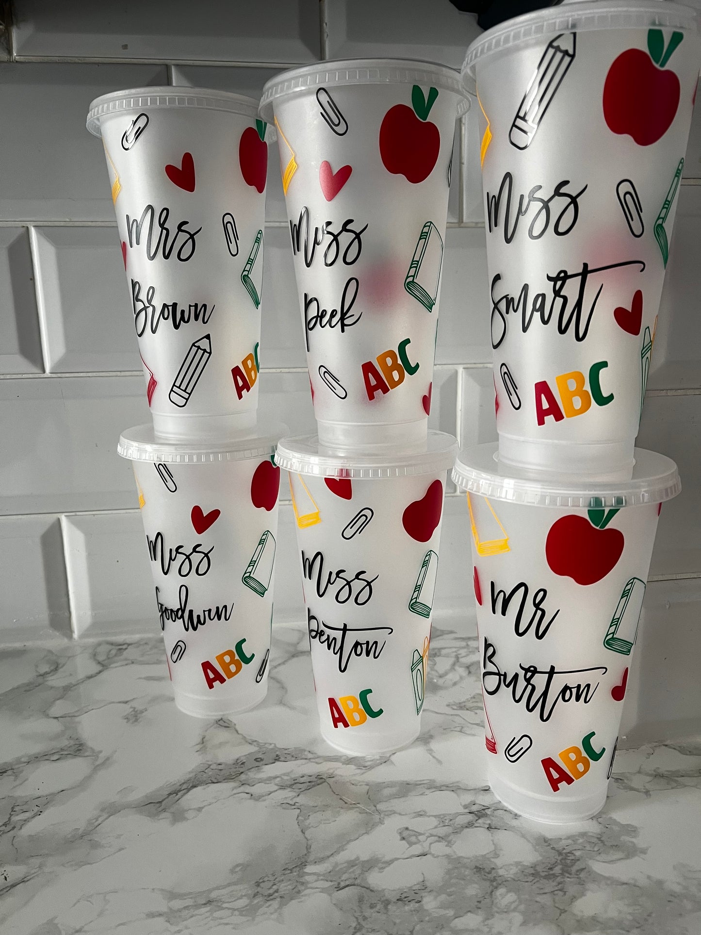 Personalised Teacher Cold Cup