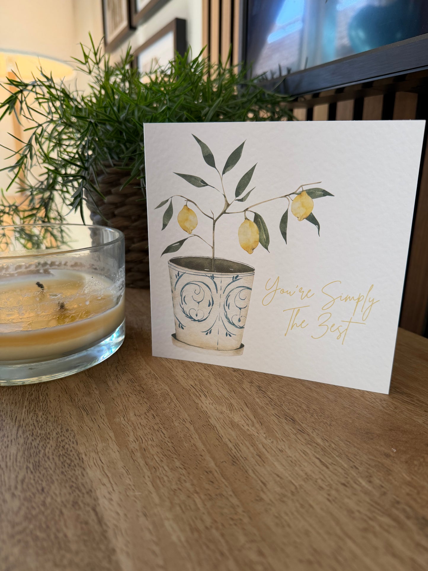 You're Simply The Zest Greetings Card