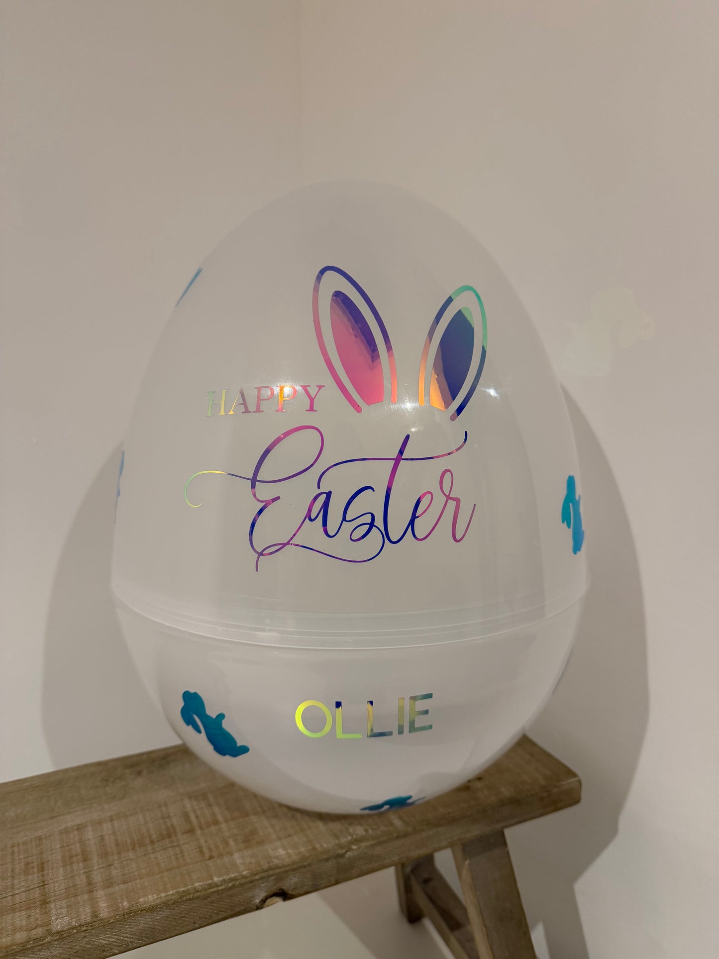 Giant Personalised Fillable Easter Egg - No Contents Included