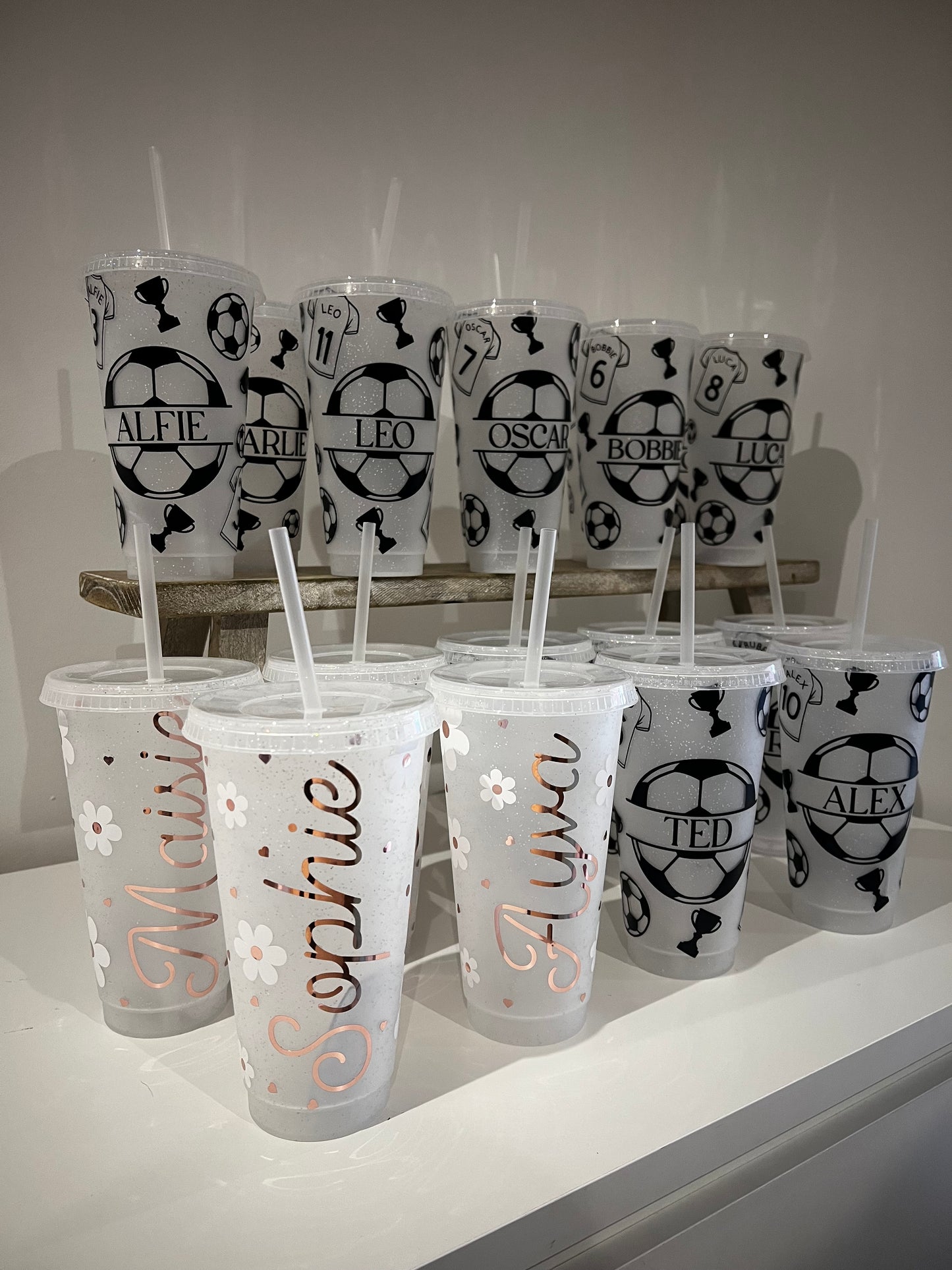 Personalised Football Cold Cups