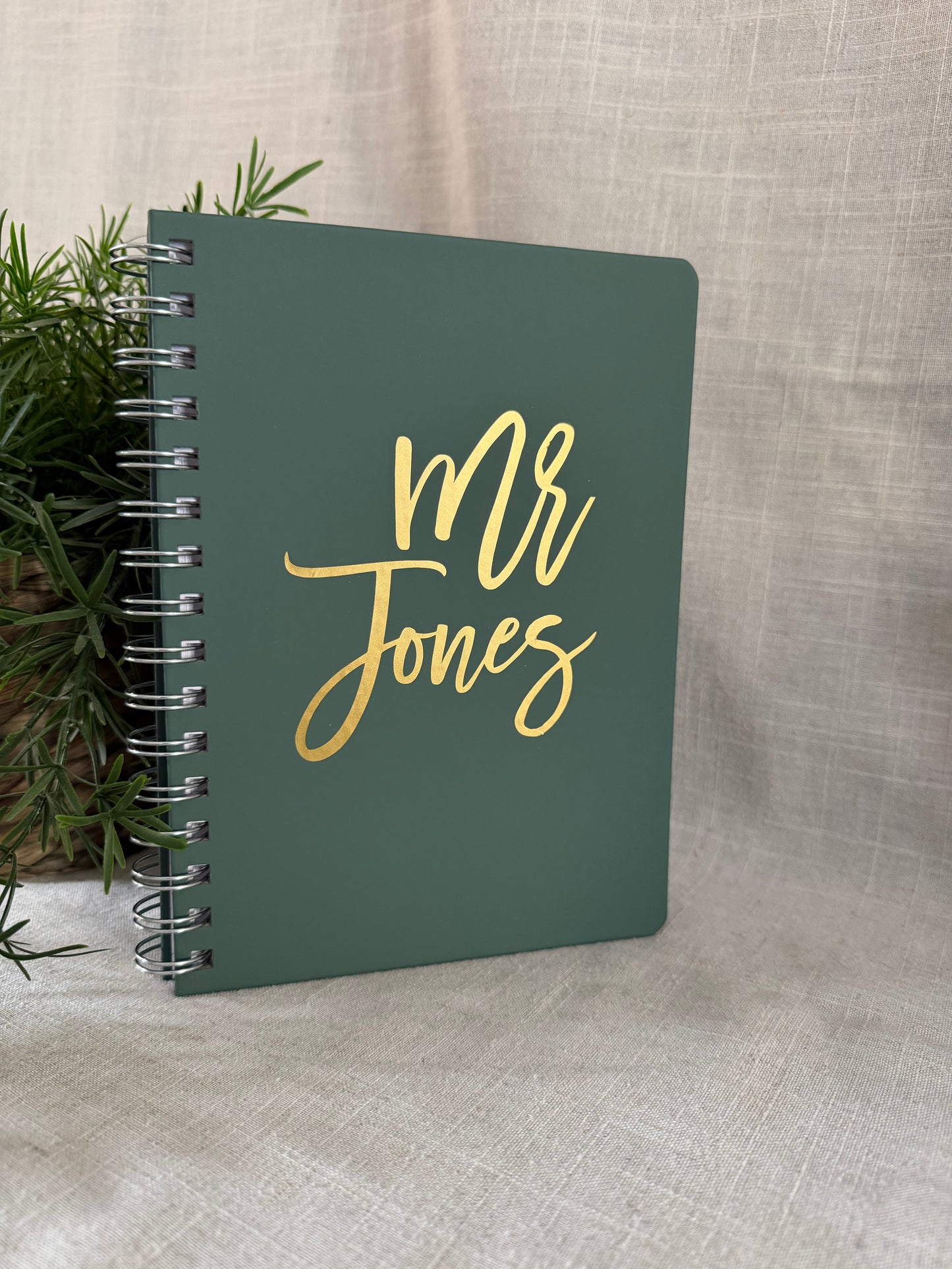 Personalised A5 Wiro Notebook