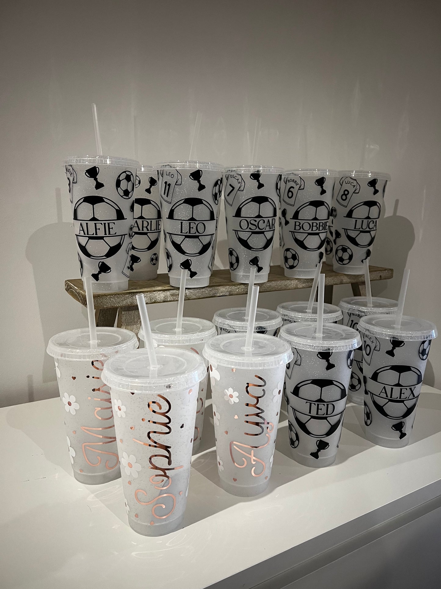 Personalised Girls’ Flower Cold Cups