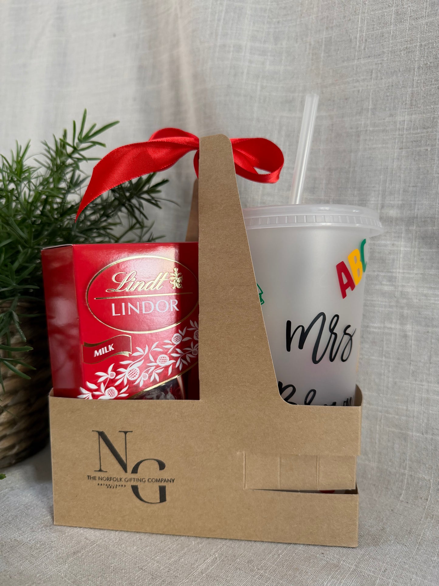 Personalised Teacher Cold Cup & Chocolate Gift Set