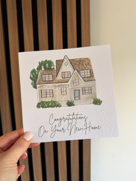 Congratulations New Home Greetings Card