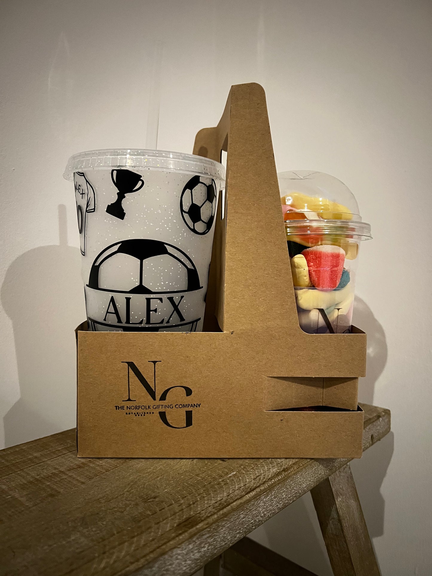 Personalised Football Cold Cups