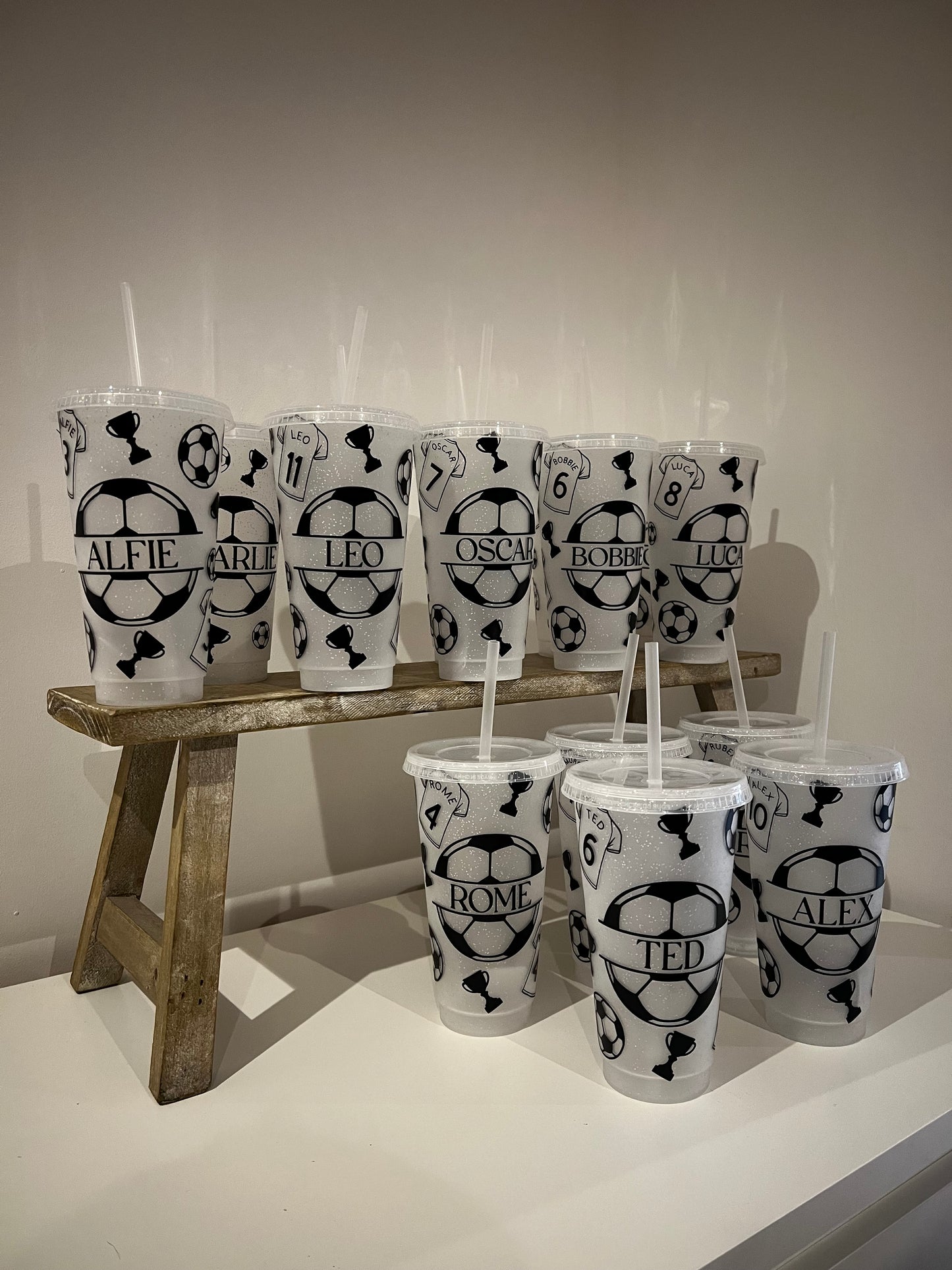 Personalised Football Cold Cups