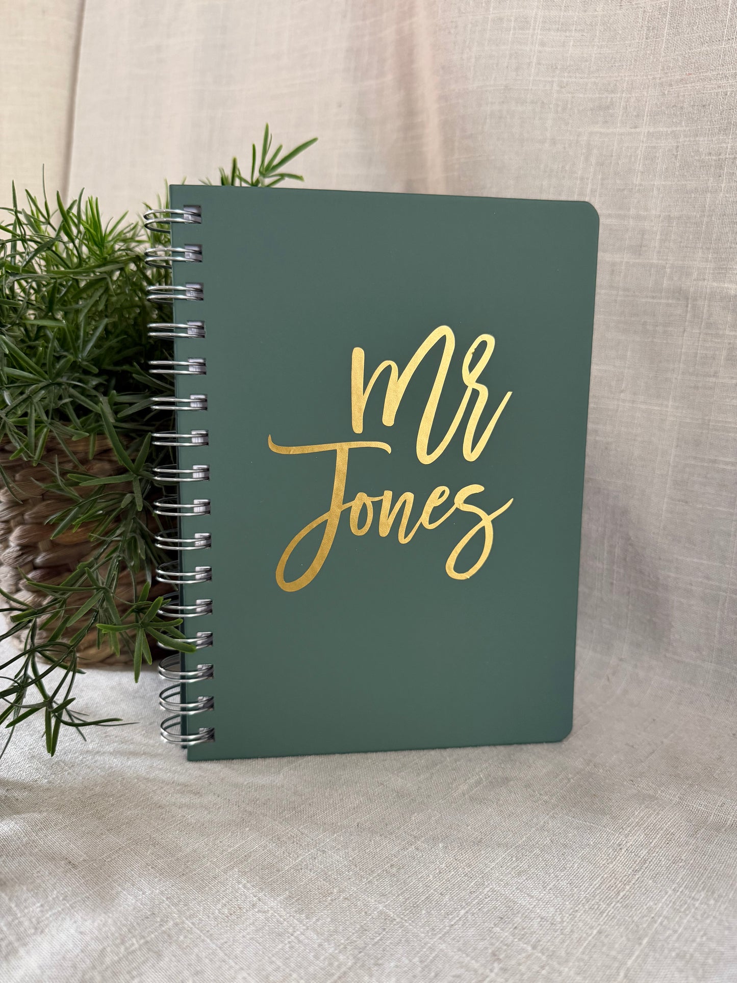 Personalised A5 Wiro Notebook