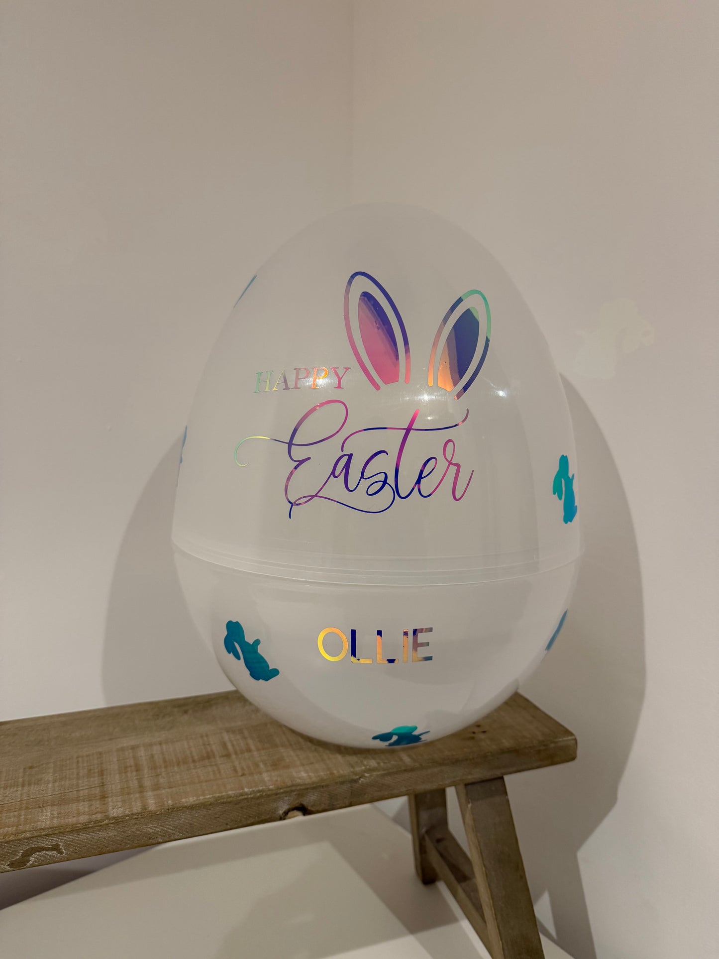 Giant Personalised Fillable Easter Egg - No Contents Included