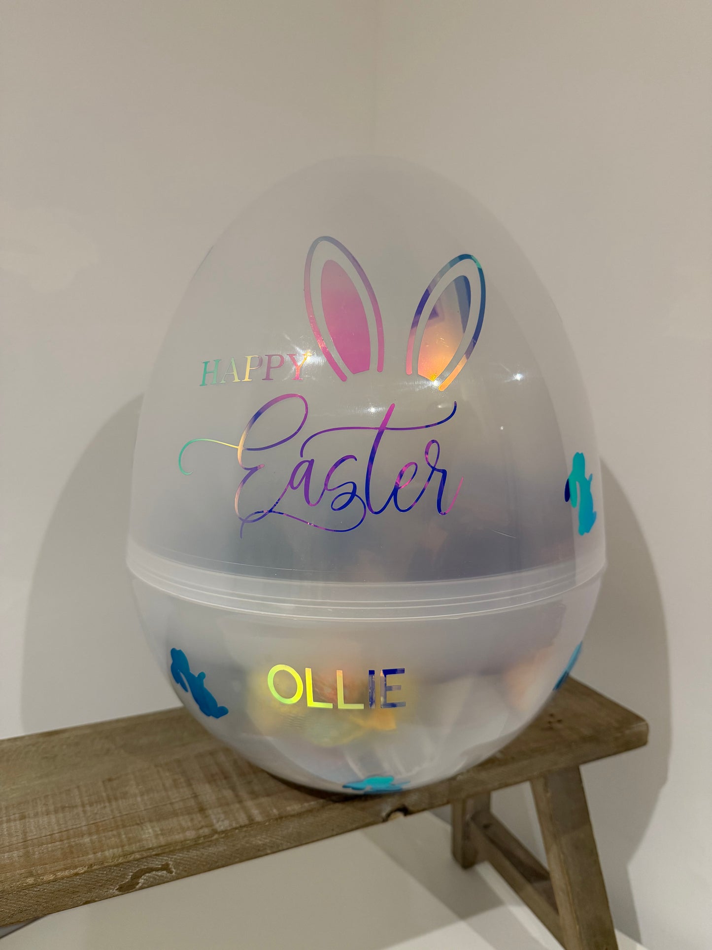 Giant Personalised Fillable Easter Egg - No Contents Included